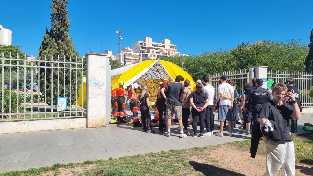 FM simulation command post